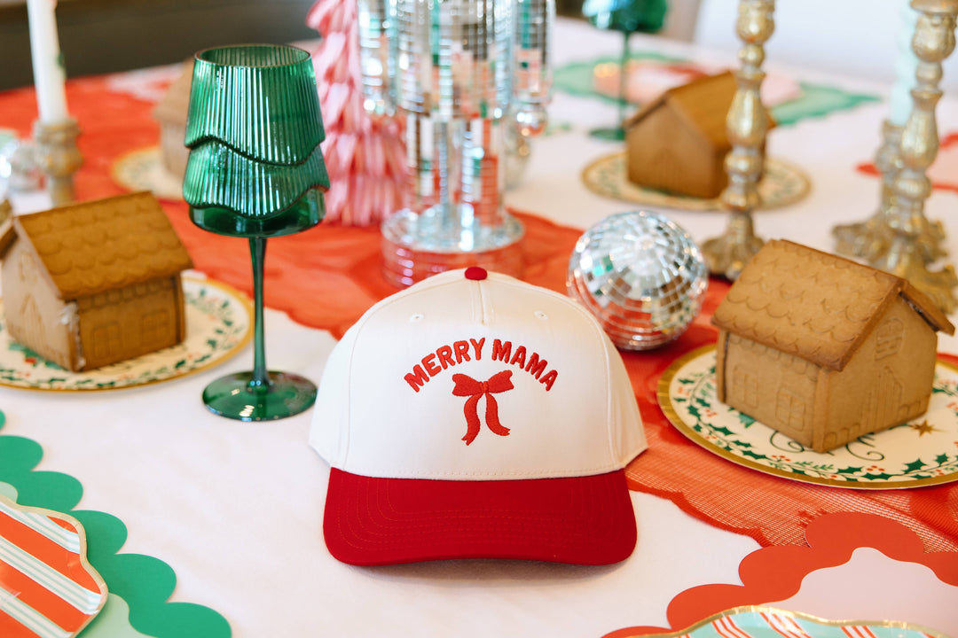 Merry Mama- Holiday Hat- Christmas Hat