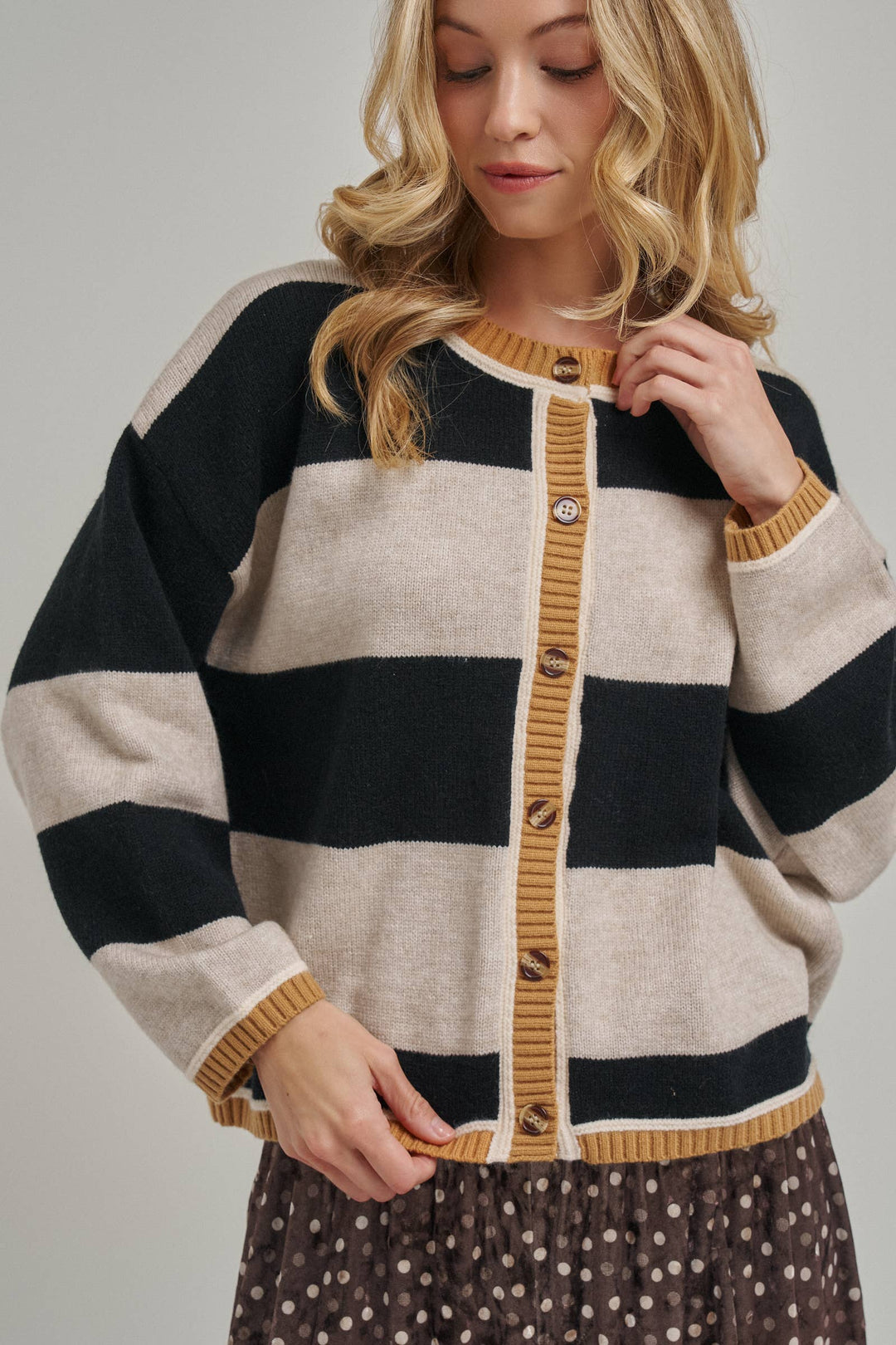 The Oatmeal &amp; Onyx Cardigan