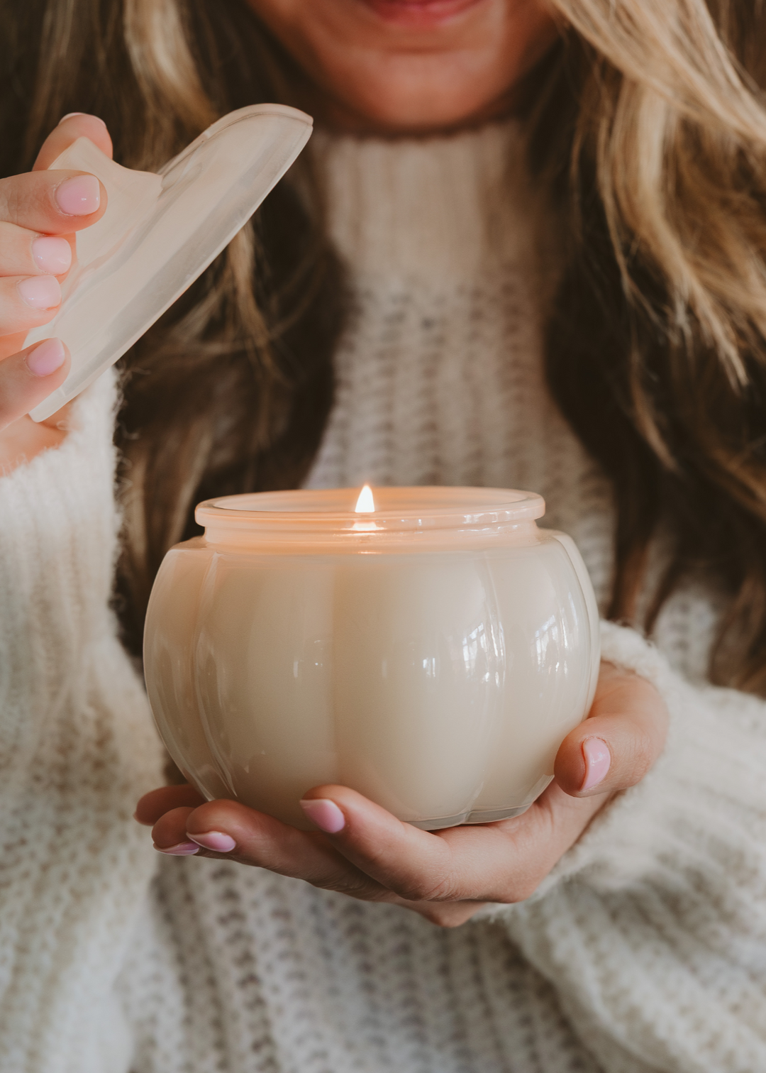 *NEW* Warm and Cozy Soy Candle - 20oz Pumpkin Jar - Decor