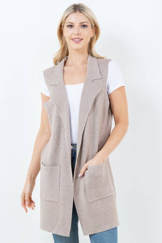 The Ellington Vest Cardigan