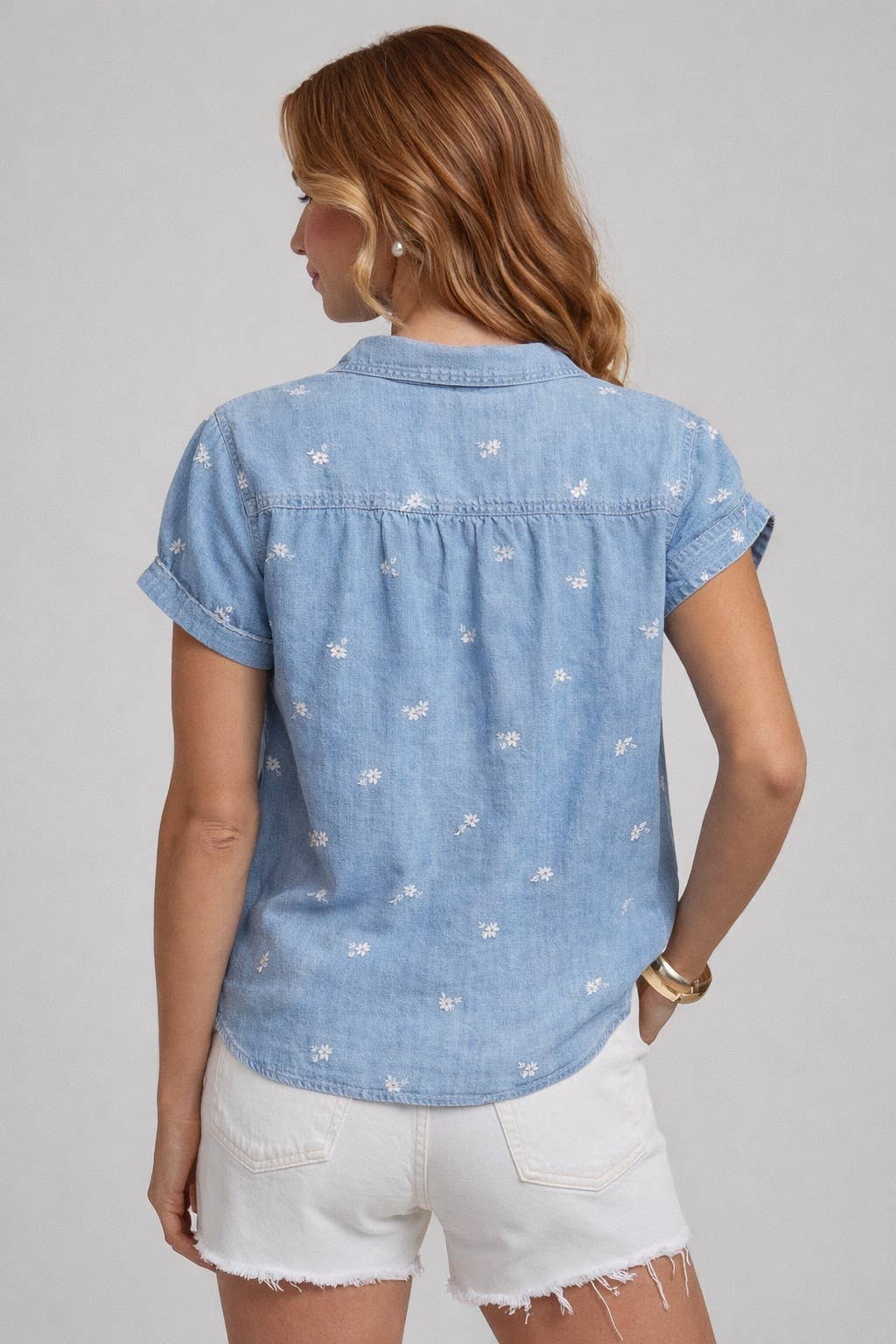 The Daisy Days Chambray Top