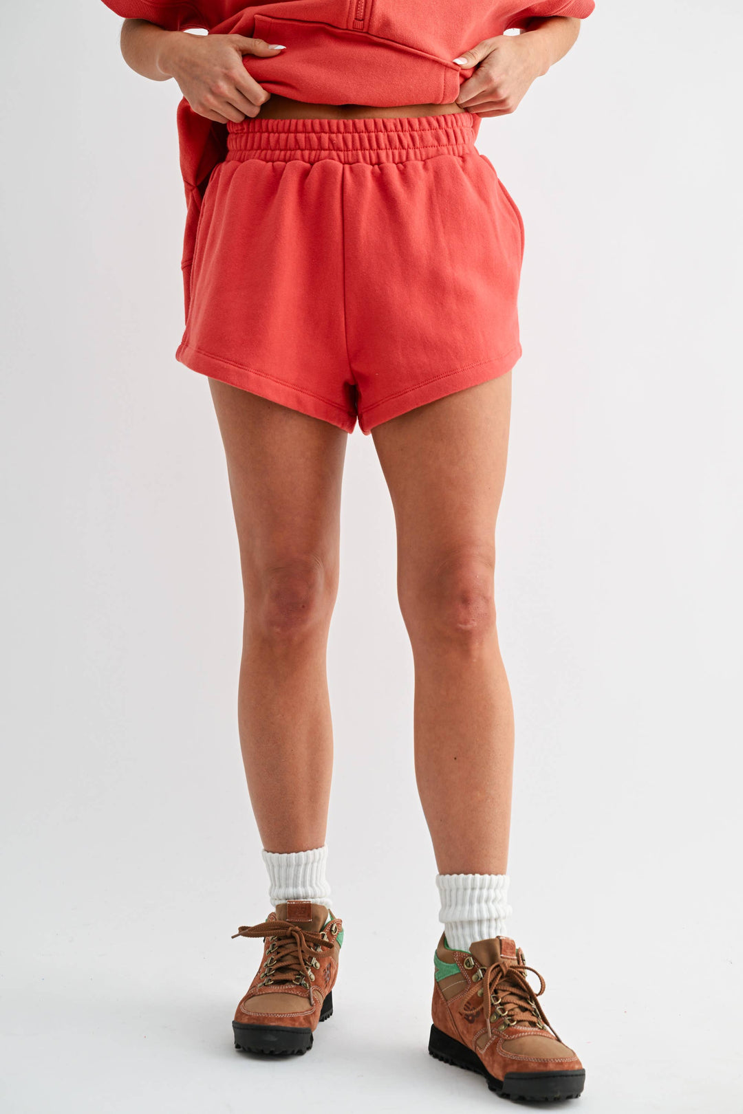 Malibu Lounge Shorts in Blushed Brick