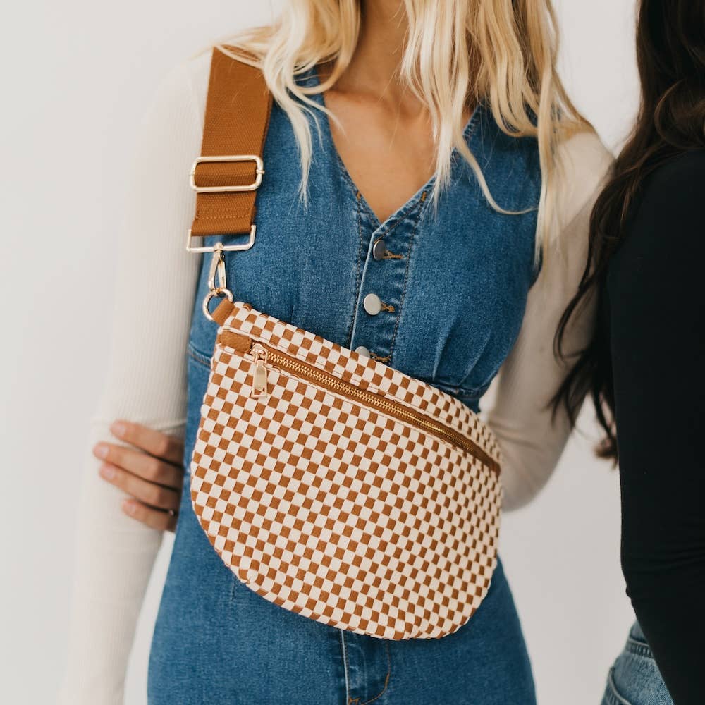 Westlyn Woven Bum Bag in Emerald