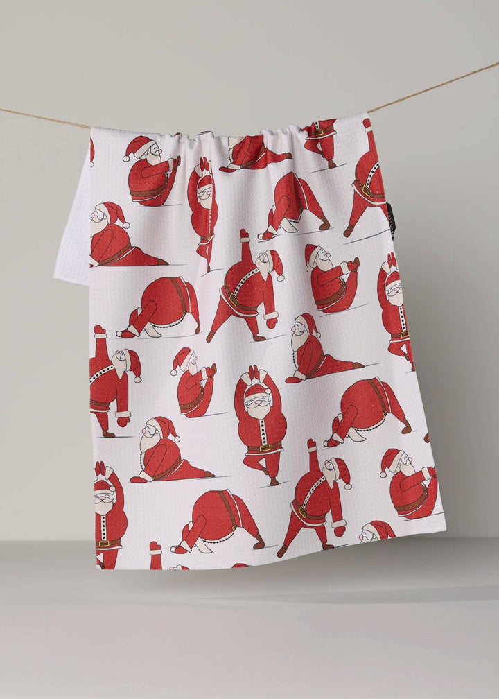 Stretchy Santy Tea Towel - Holiday 2026