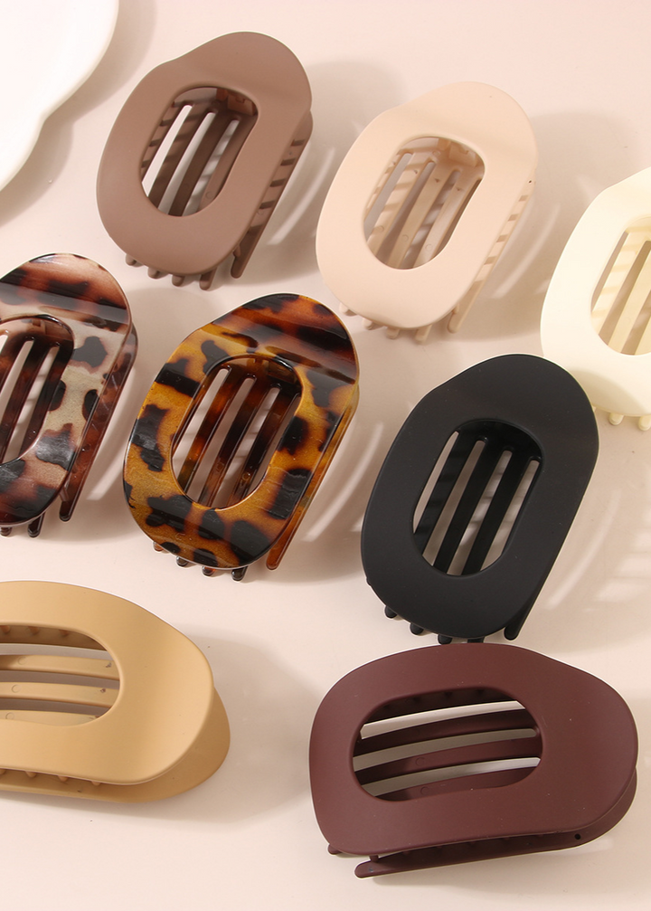 Oval Flat Hair Clip