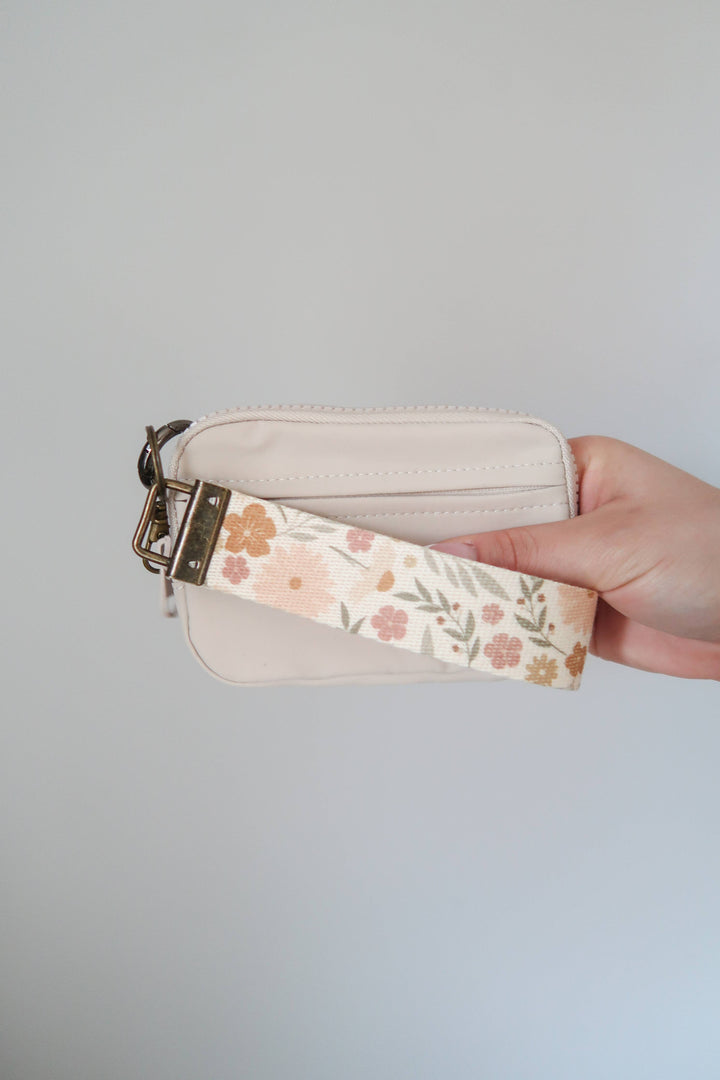 Canvas Wrist Keychain Lanyard, Key Wristlet
