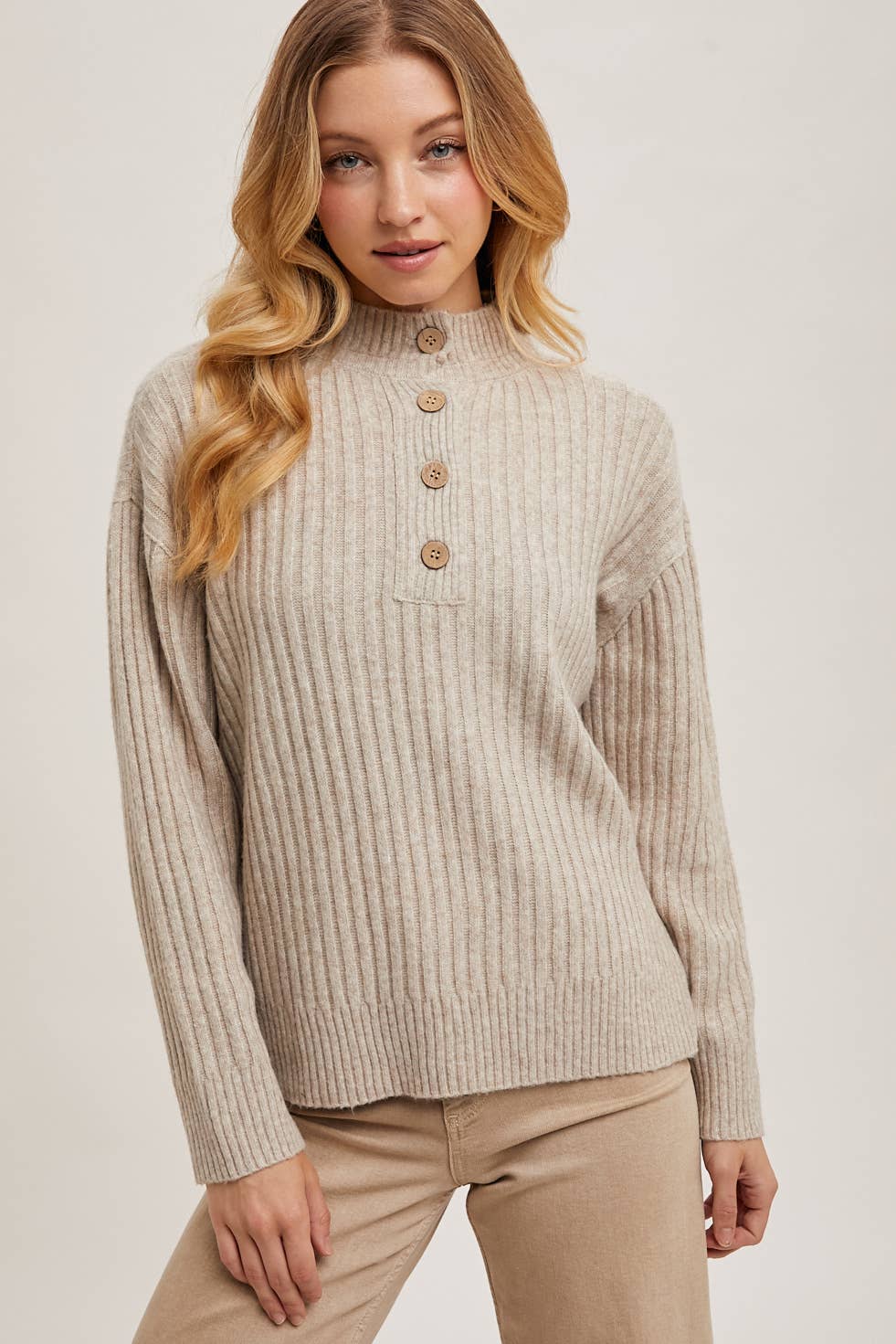 The Sawyer Henley Knit Top