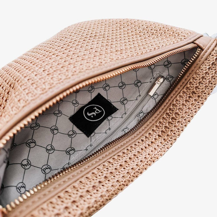 Cream Rachel Raffia Westlyn Bum Bag