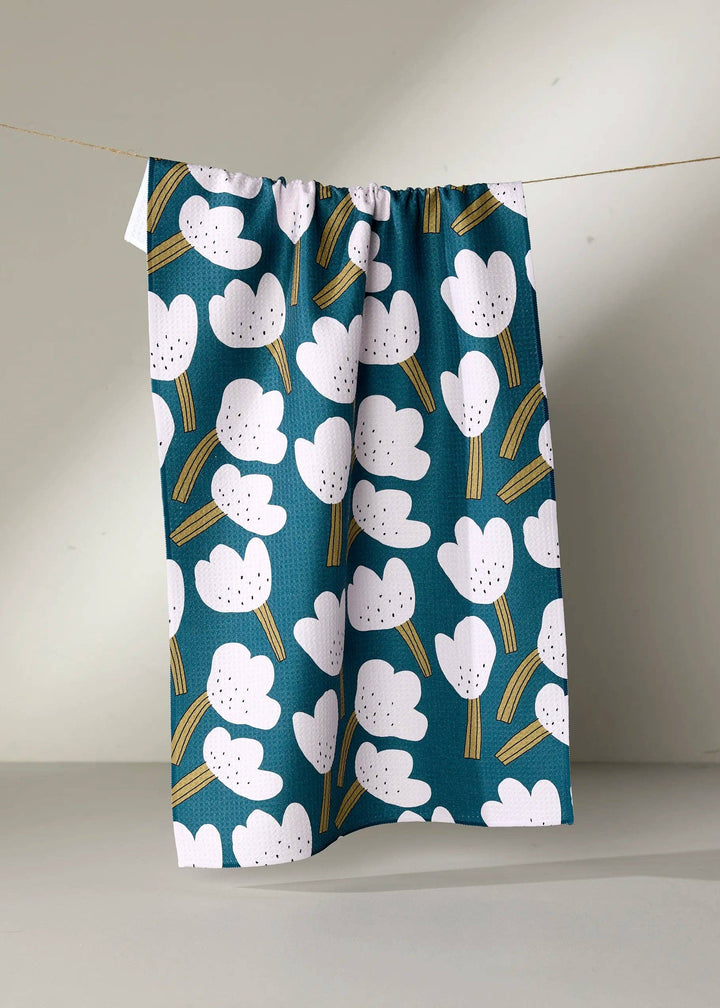 Tulips Tea Towel