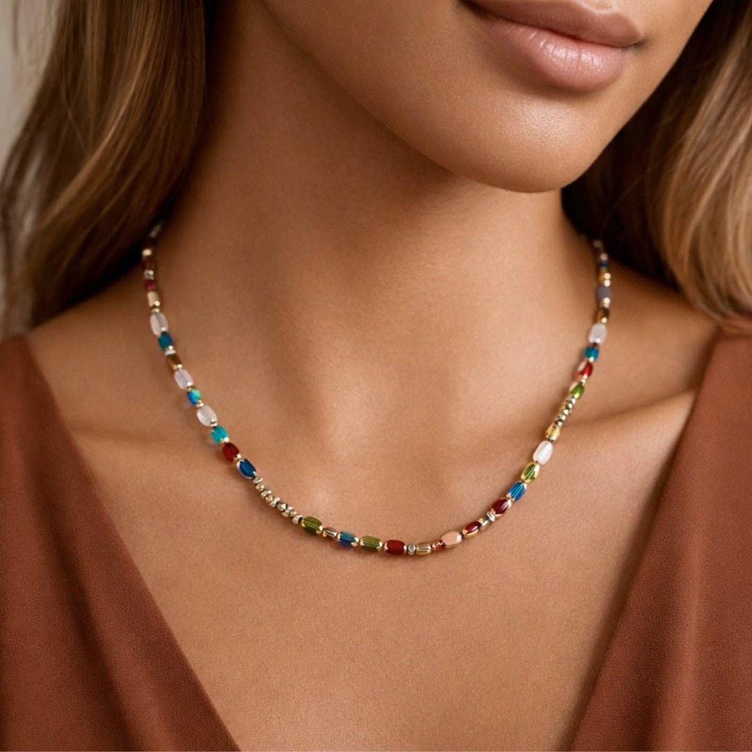 18K Gold Plated Waterproof Stainless Steel Chain Necklace