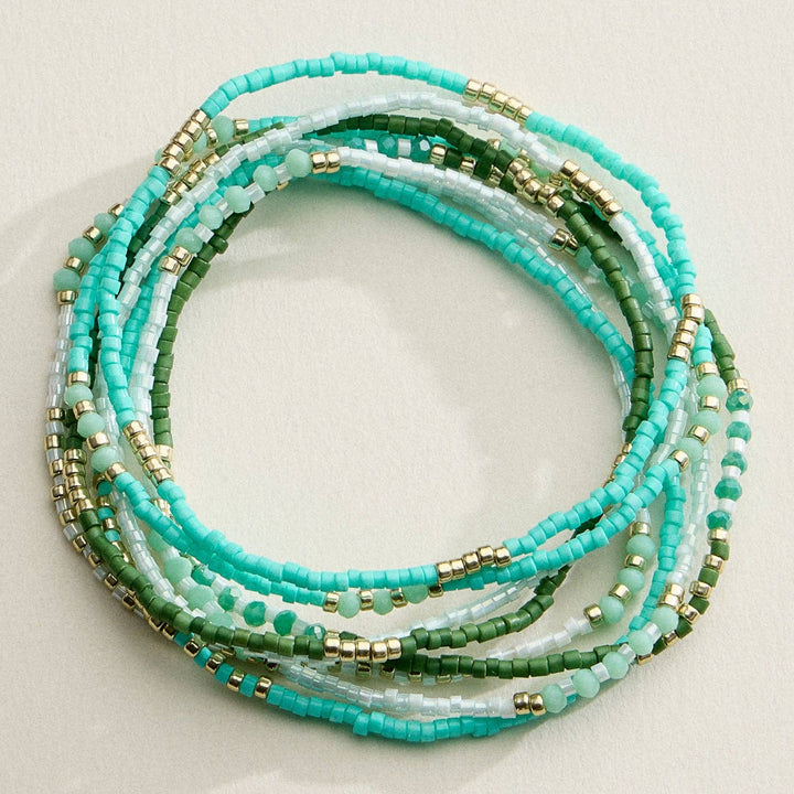 Seed Bead Stretch Bracelet Set | Stackable Bracelets