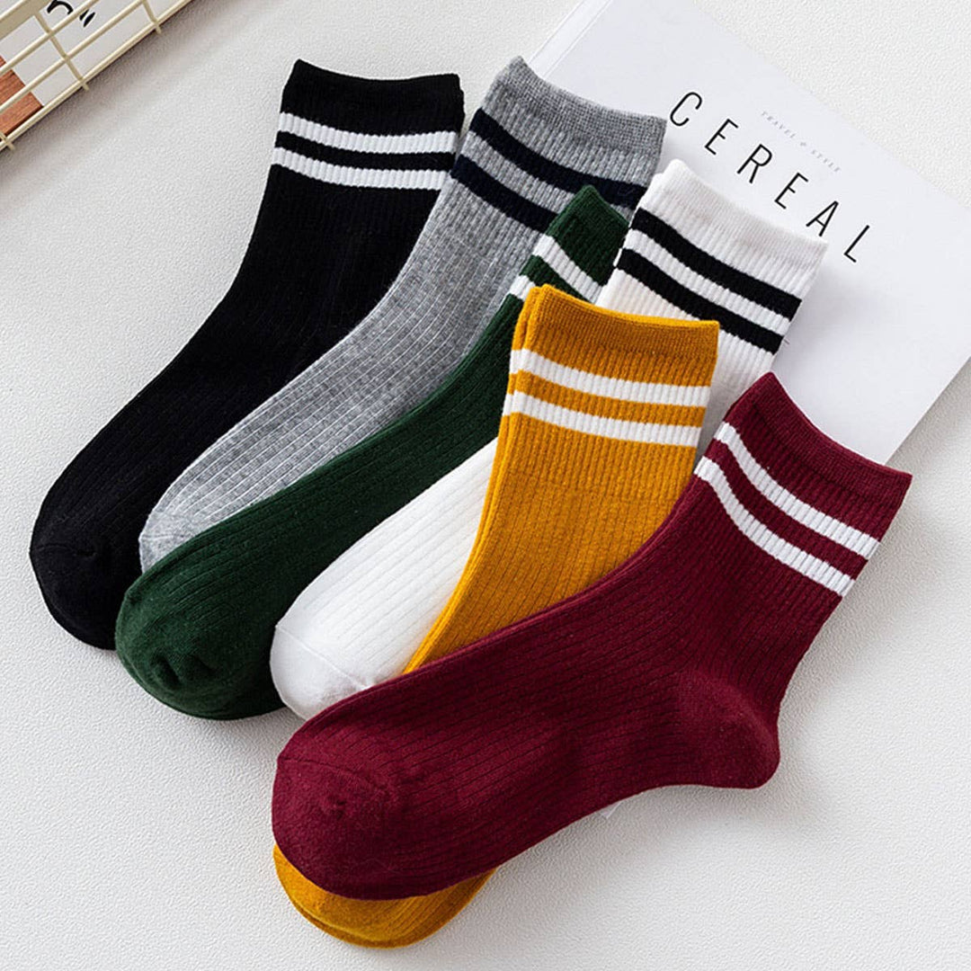 BASIC DAILY CASUAL SOCKS  KHAKIBLACK
