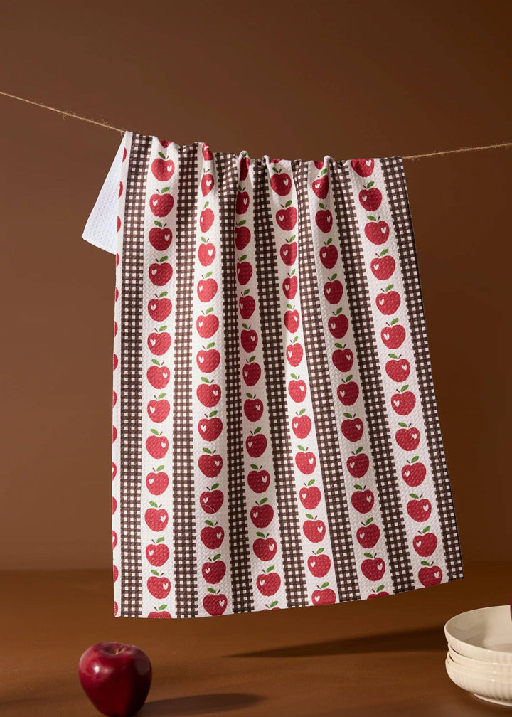 Apple Picking Day Tea Towel