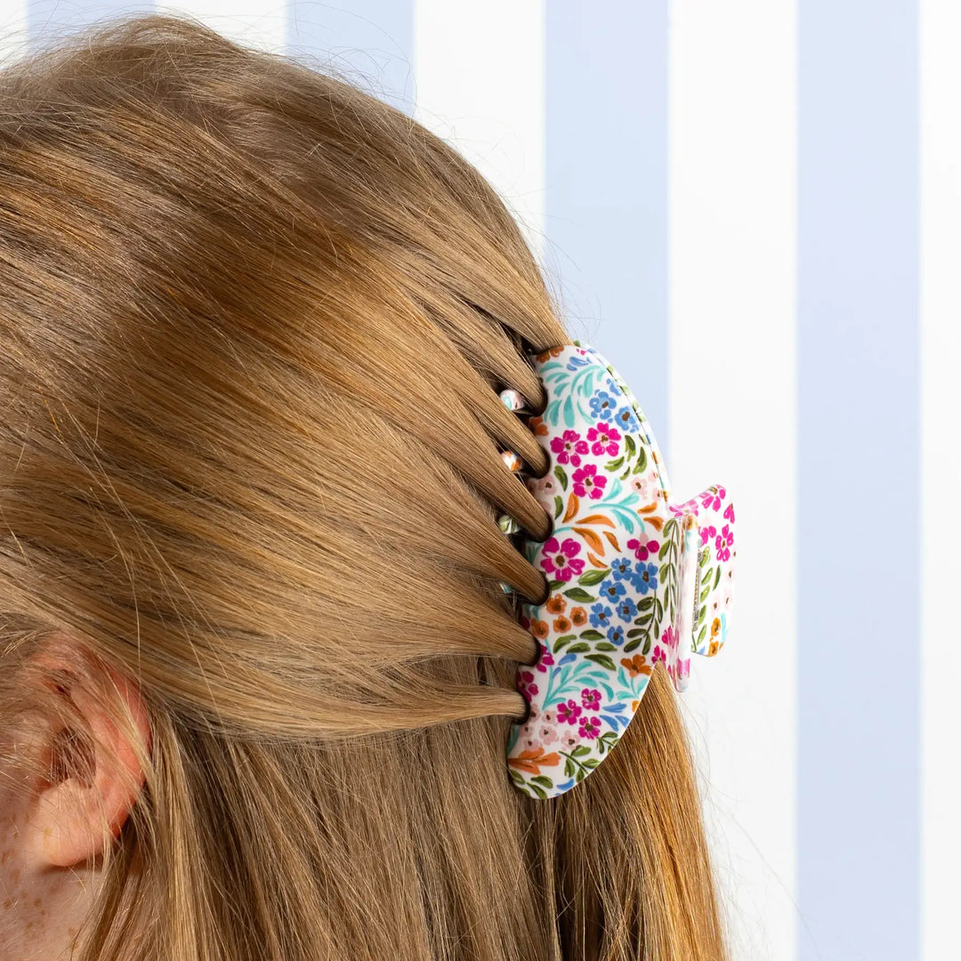 Floral Claw Clip