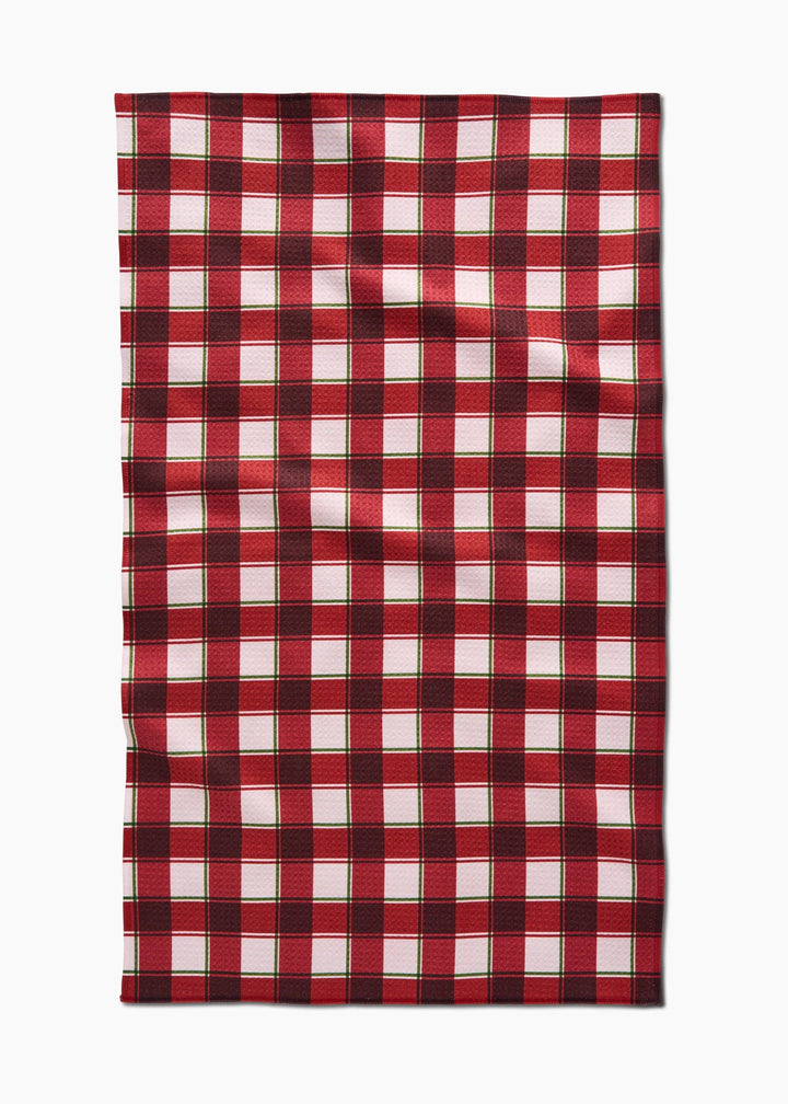 Jingle Plaid Tea Towel