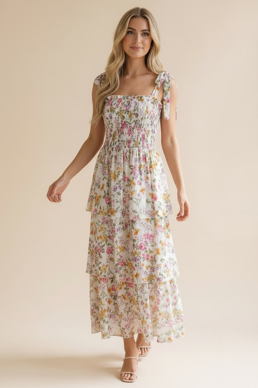 The Meadow Promise Maxi Dress 🌿🤍