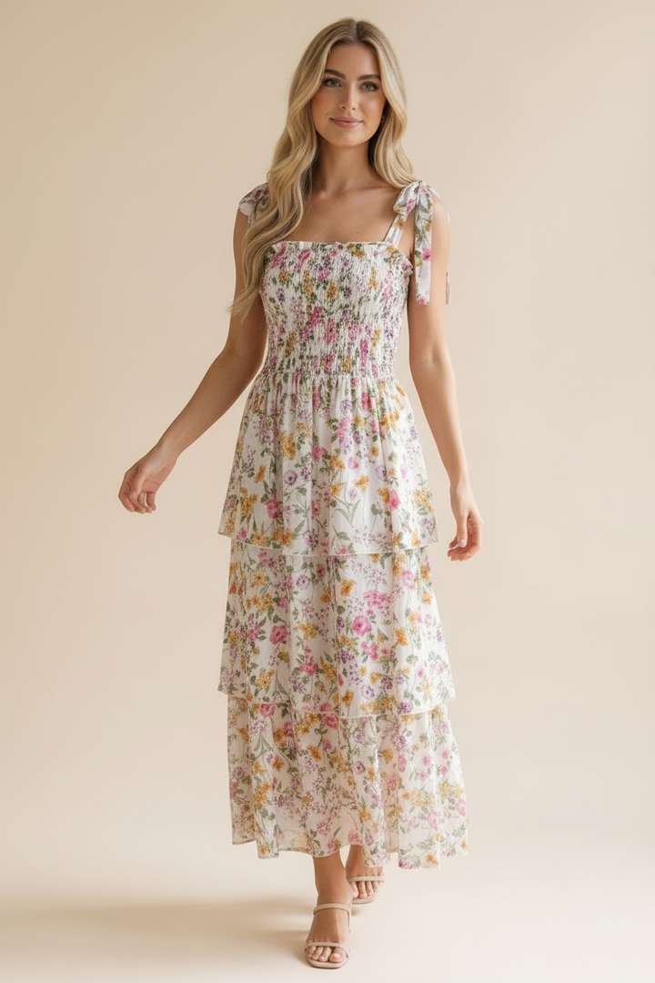 The Meadow Promise Maxi Dress 🌿🤍
