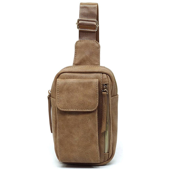 Single Strap Sling Bag in Stone