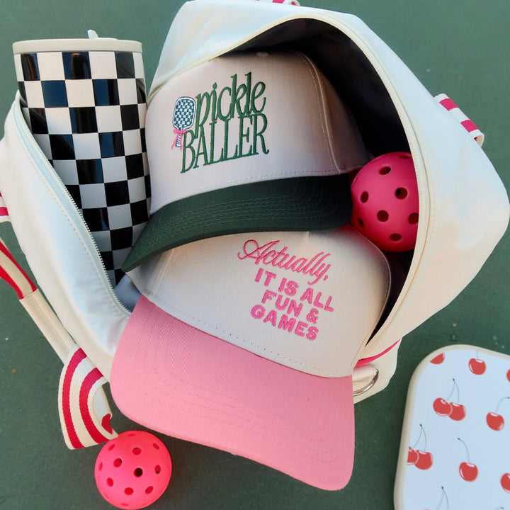 Pickleballer Embroidered Hat