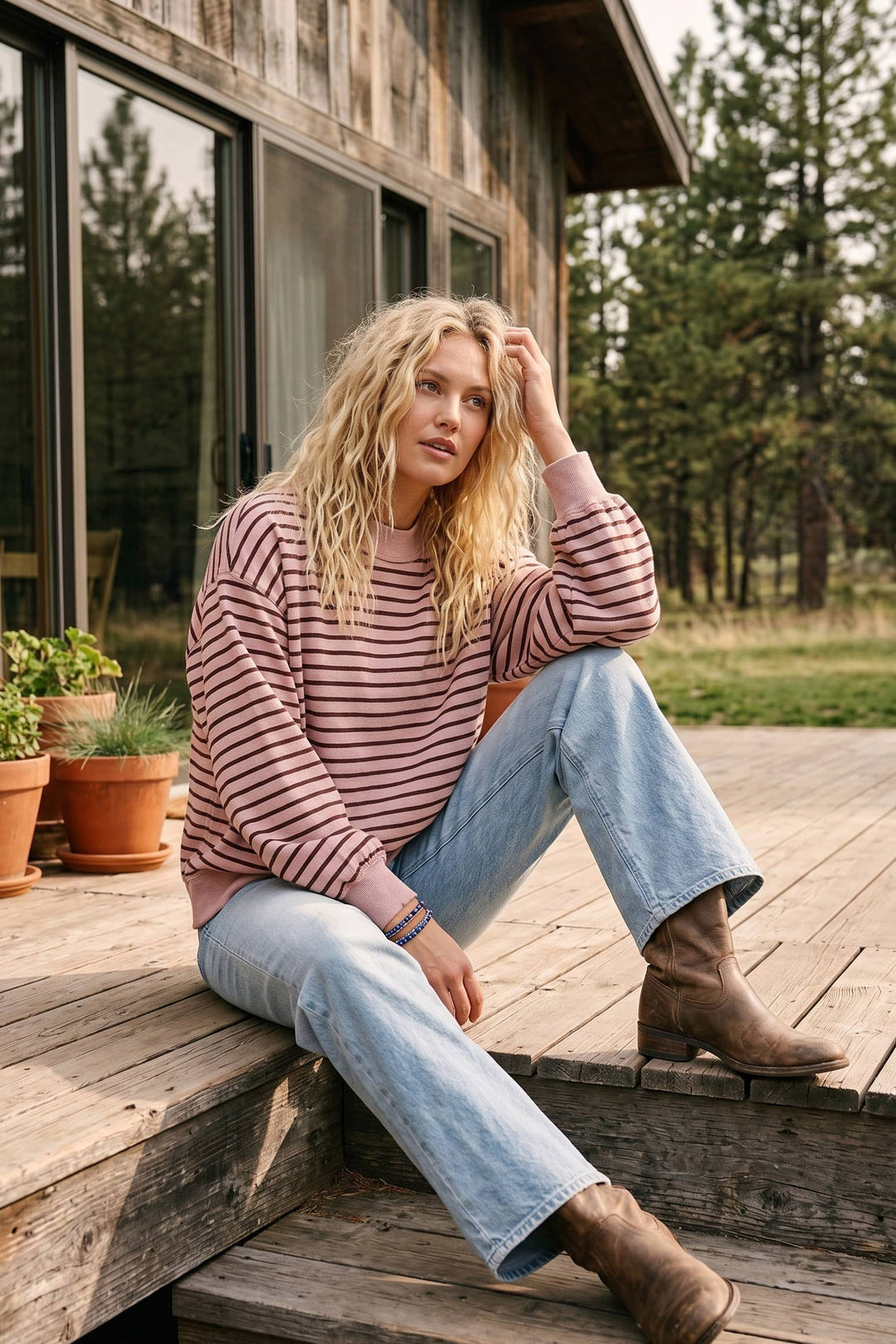 Strawberry Mocha Pullover