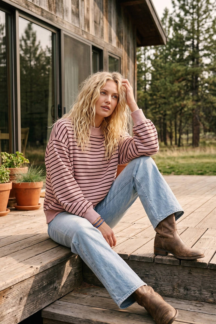 Strawberry Mocha Pullover