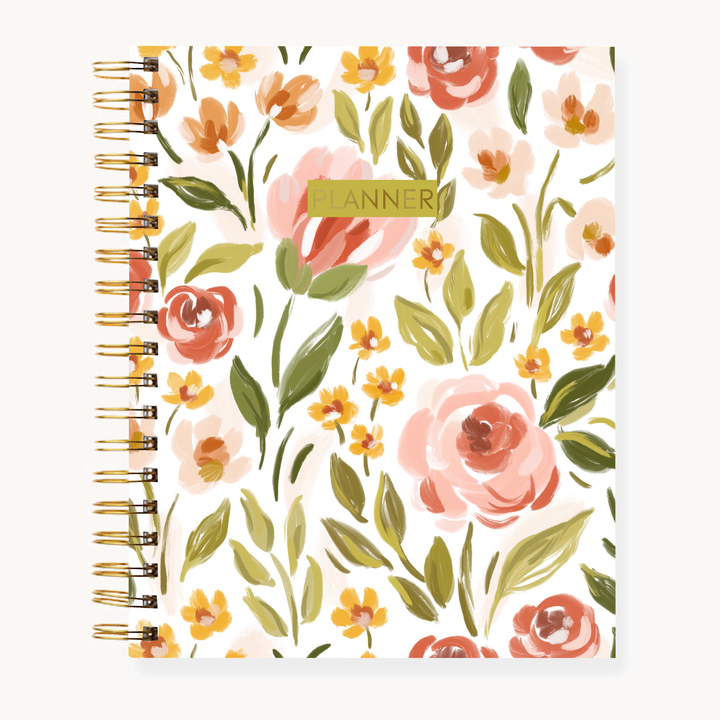 Floral Undated Planner