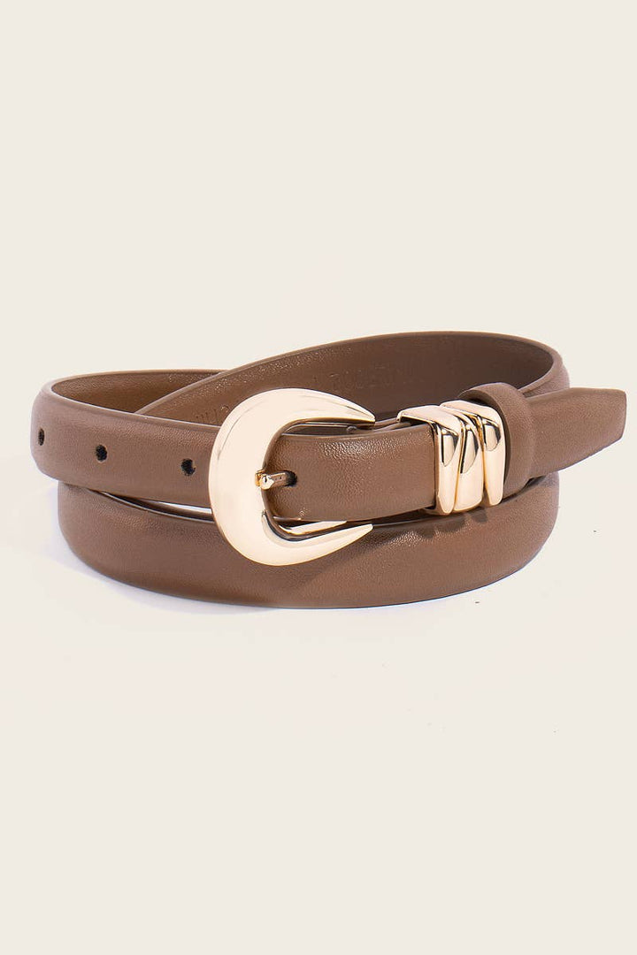 Skinny Fashionable Leather Belt