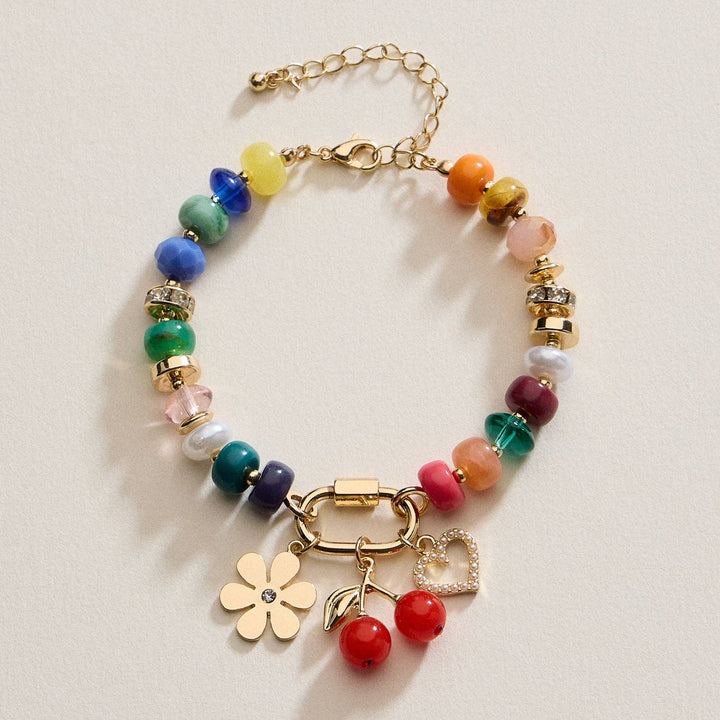 Vibrant Beaded Bracelet | Blue