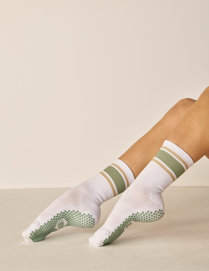 The Old School Tall Tube Grip Sock