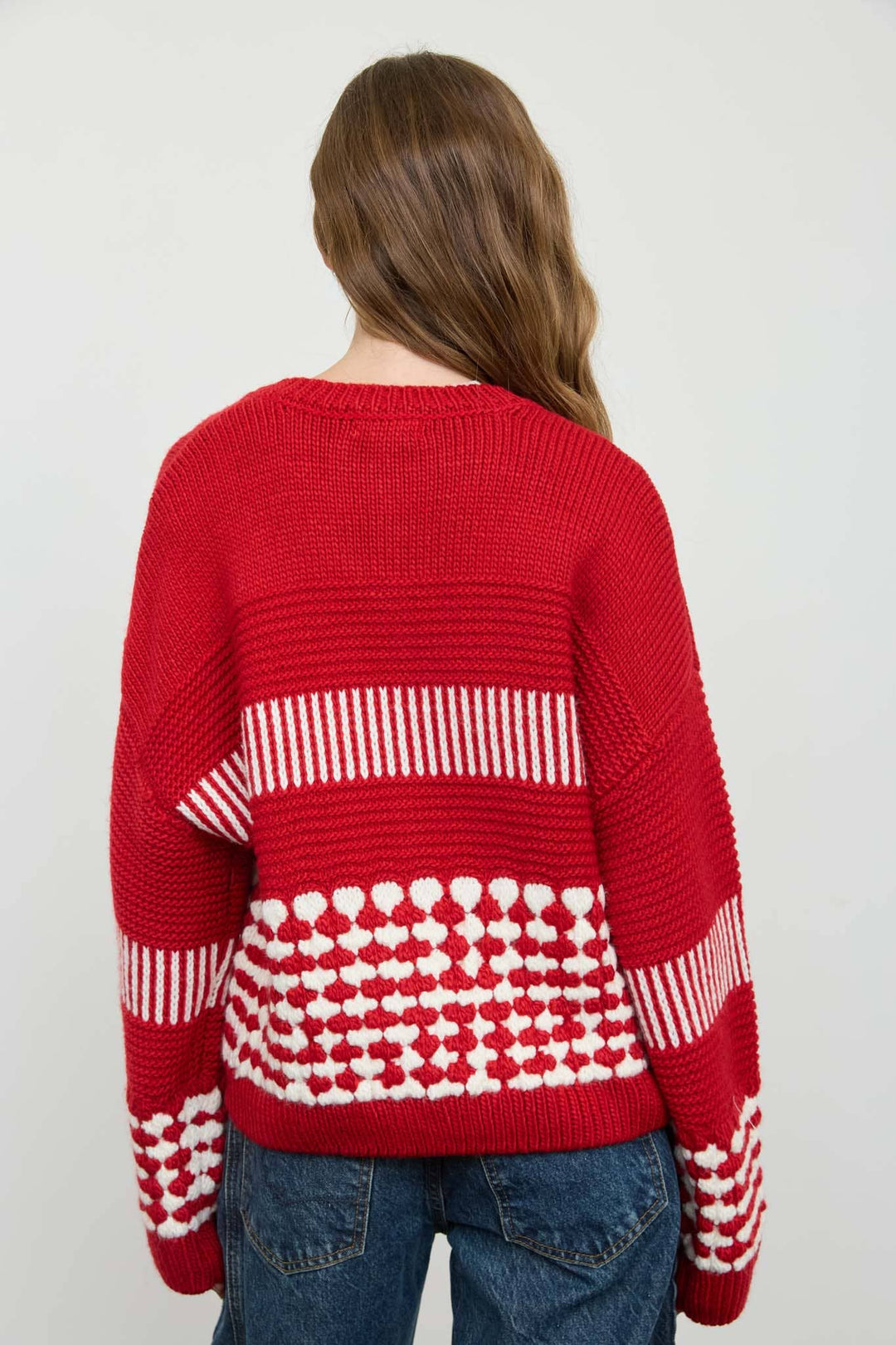 Butter Yellow Contrast Stripe Cardigan