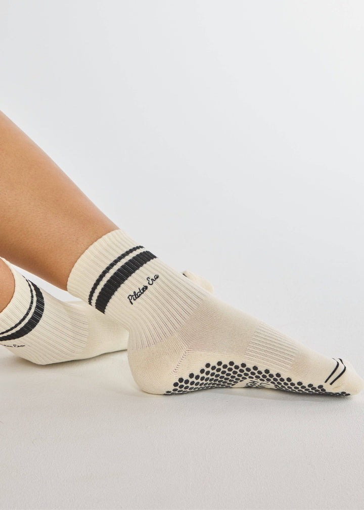 The Pilates Era Grip Sock in Black