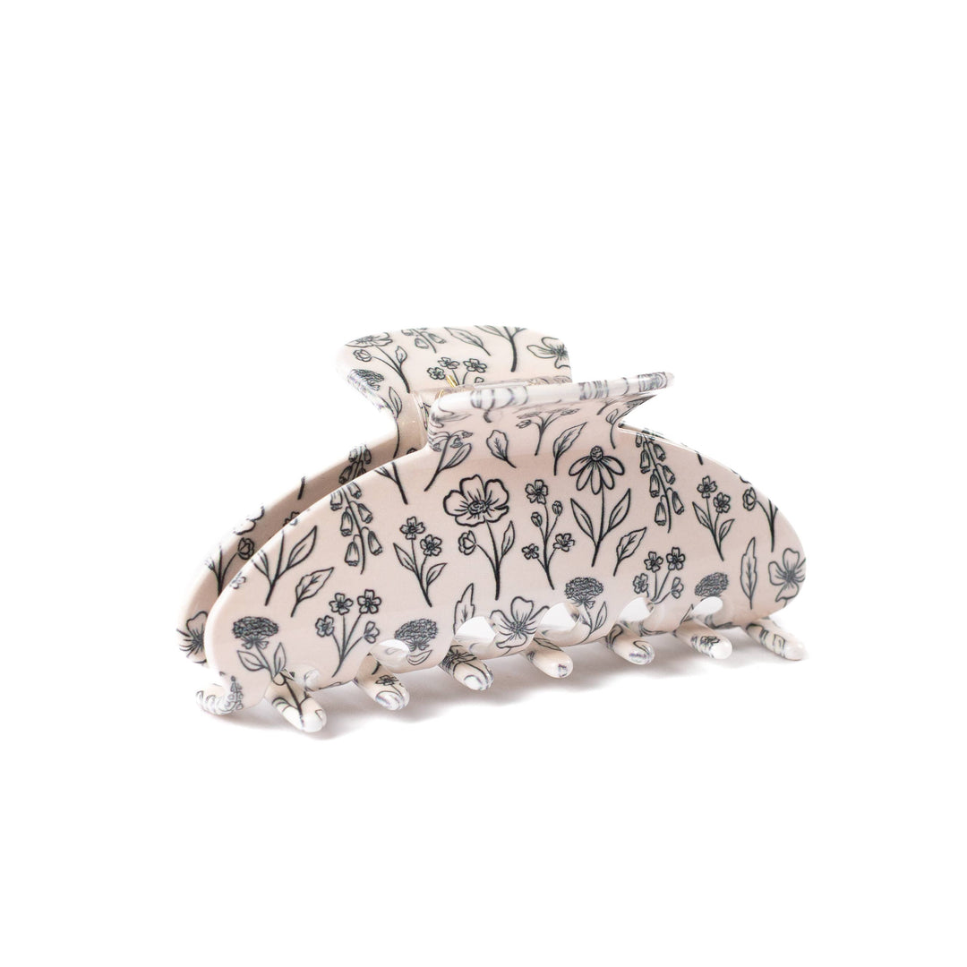 Floral Claw Clip