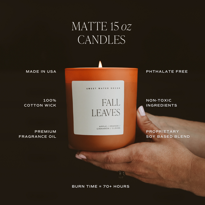 Pumpkin Pie 15 oz Soy Candle - Fall Decor & Gifts