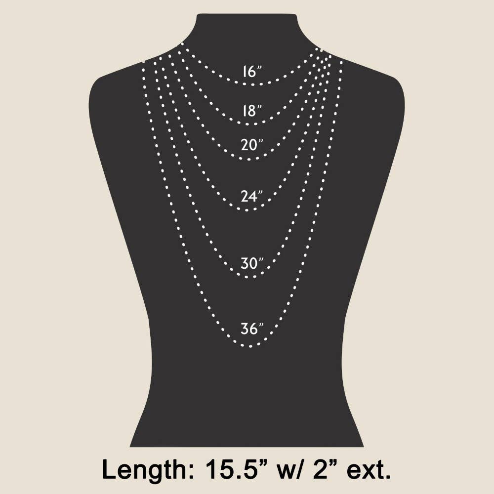 Cz Studded Flower Disc Pendant Necklace