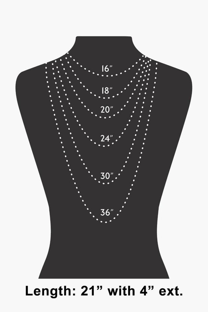 Pave Heart Cross And Shell Clover Charms Chain Necklace