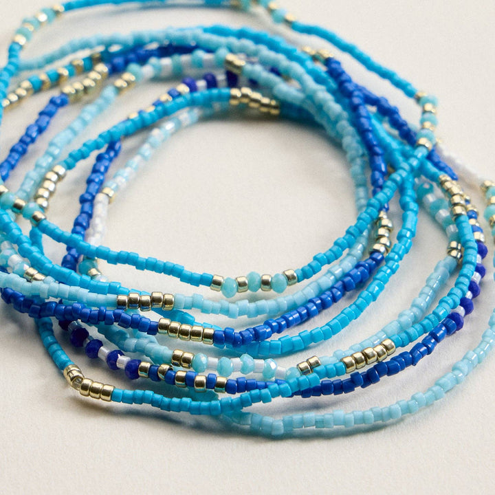Seed Bead Stretch Bracelet Set | Stackable Bracelets