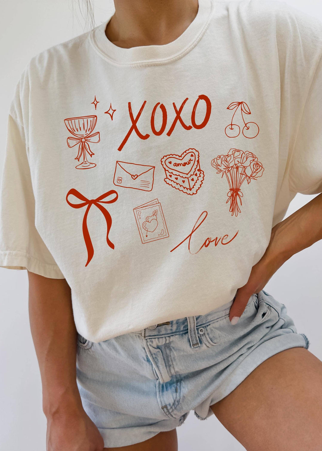 XOXO Valentines Day Graphic T-Shirt