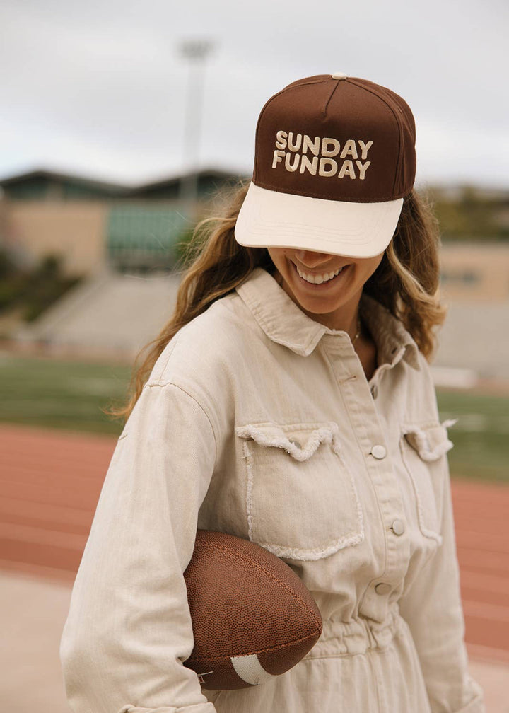 Sunday Funday Embroidered Hat - Game Day Hat