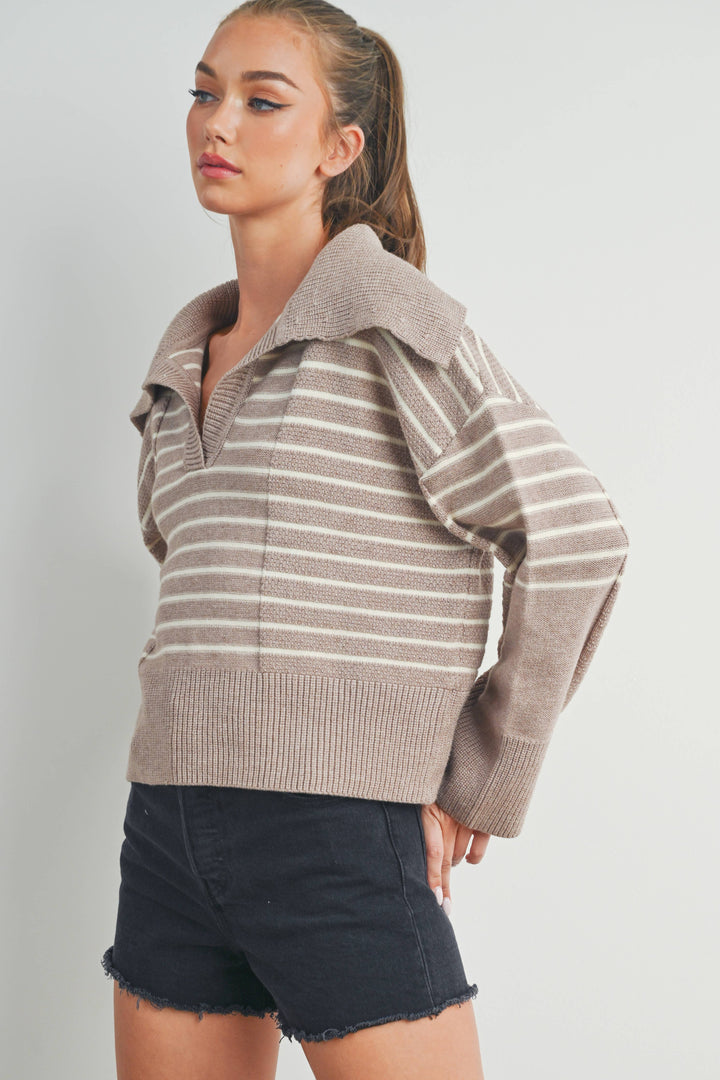 The Birchwood Striped Sweater