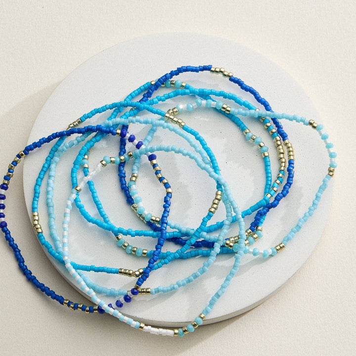 Seed Bead Stretch Bracelet Set | Stackable Bracelets
